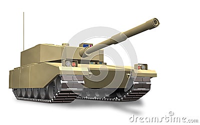 Fictional tank Stock Photo