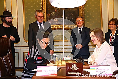 FIDE Women's World Chess Championship Editorial Stock Photo