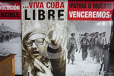 Fidel Castro Bay of Pigs Cuban Revolution Battle Images Playa Giron Cuba Editorial Stock Photo