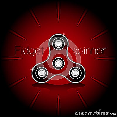 Fidget spinner Vector Illustration