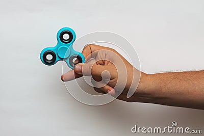 Fidget spinner Stock Photo