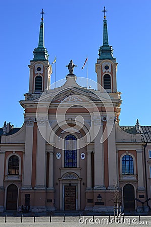Warsaw Field Cathedral of the Polish Army, Poland Stock Photo
