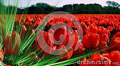 Field filled with passion Stock Photo