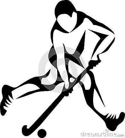 Field hockey Vector Illustration