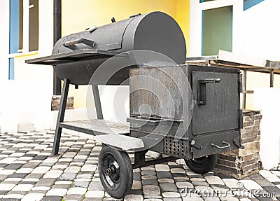 Field kitchen Stock Photo