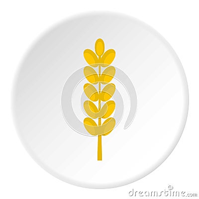 Field spike icon circle Vector Illustration