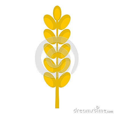 Field spike icon isolated Vector Illustration