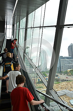 Field Trip to Perot Museum Editorial Stock Photo