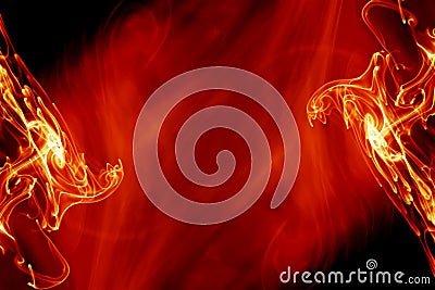 Fiery background Stock Photo