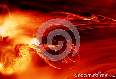 Fiery background Stock Photo