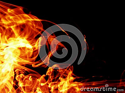 Fiery background Stock Photo