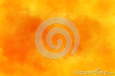 Fiery Background. Saturated orange color. Subtle transitions. Perfect for a texture or motivational background. Vector Illustration