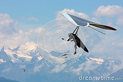 Fiesh Open-2011 hang gliding competitions Editorial Stock Photo