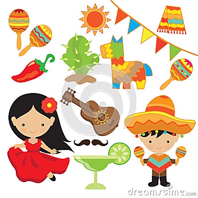 Fiesta vector illustration Vector Illustration