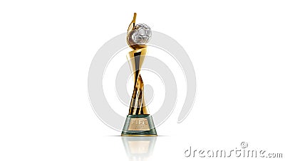 FIFA Women’s World Cup 2023 trophy Cartoon Illustration