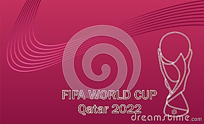 Krakow, Poland - december 13 2022: Argentina vs kroasia. Fifa world cup Qatar 2022. Vector Illustration