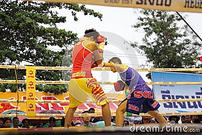 Fight boxing Editorial Stock Photo