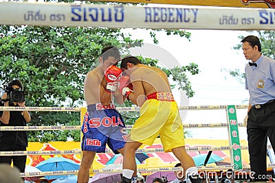 Fight boxing Editorial Stock Photo