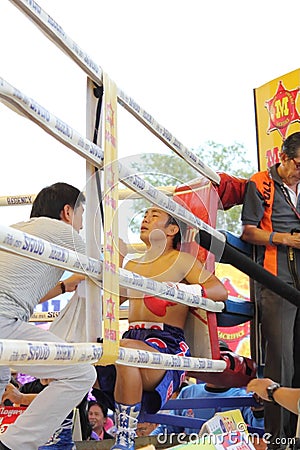 Fight boxing Editorial Stock Photo