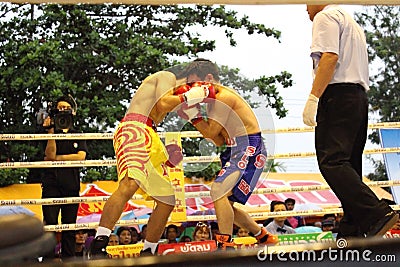 Fight boxing Editorial Stock Photo