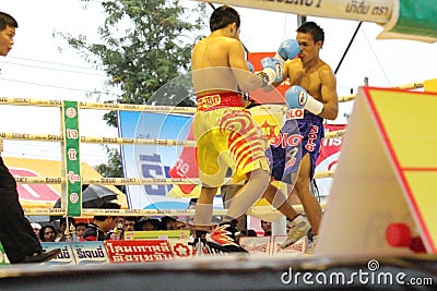 Fight for PABA Super Flyweight Champion Editorial Stock Photo