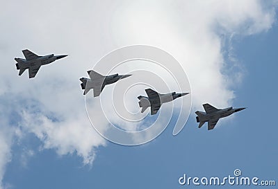 Fighter-interceptor MiG-31 BM Editorial Stock Photo