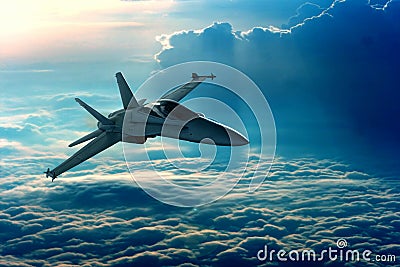 Fighter jet Stock Photo