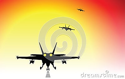 Fighter jets Stock Photo