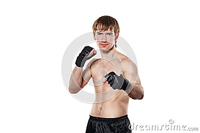 Fighter mixed martial Stock Photo