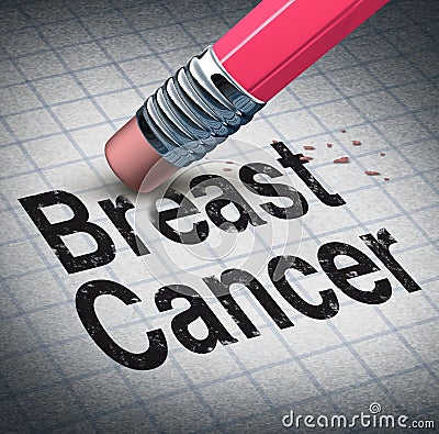 Fighting Breast Cancer Stock Photo