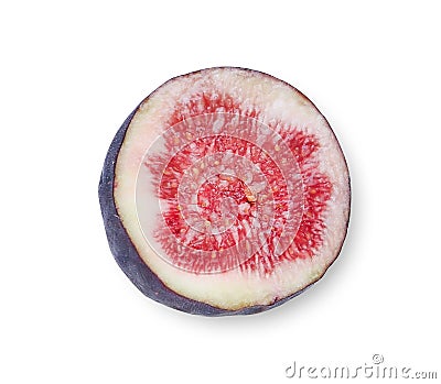 Figs sweet fruit on white background Stock Photo