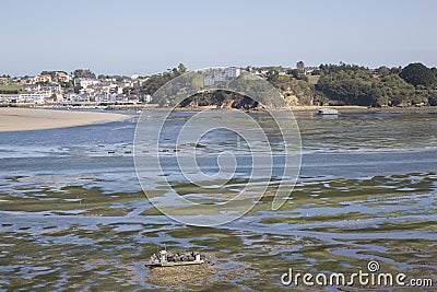 Figueras Village from Castropol; Asturias Stock Photo