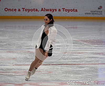 Figure Skater At West Edmonton Malll Editorial Stock Photo