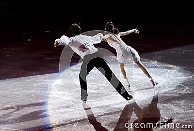 Figure skaters Editorial Stock Photo