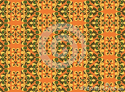 Figured element of the Baroque pattern Stock Photo