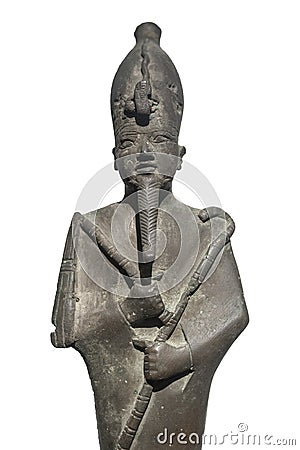 Figurine of Ancient Egyptian God Osiris Editorial Stock Photo