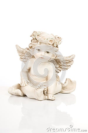 Figurine little angel Stock Photo