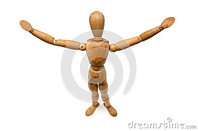 Figurine - Welcome Hug Stock Photo