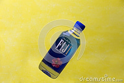 Fiji water is considered artisanal water as it comes directly from rain and falls into an underground chamber, which is naturally Editorial Stock Photo