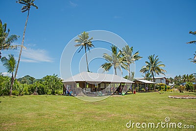 Fijian Women`s Market Editorial Stock Photo