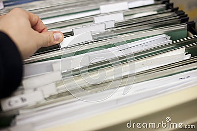 File cabinet Stock Photo