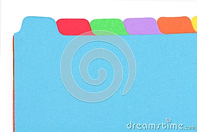 File divider Stock Photo