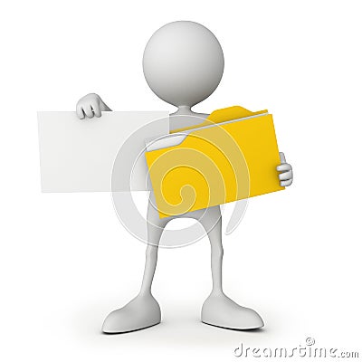 File with document Stock Photo