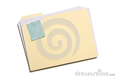 File folder Stock Photo