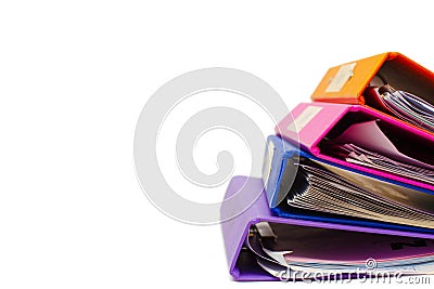 File folders Stock Photo