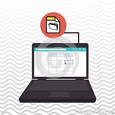 file format design Cartoon Illustration