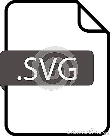 File format icons set. Format for texts, vector images, videos - pdf, doc, jpg, xls, zip. File download symbols. Document types Vector Illustration