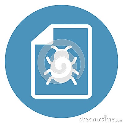 File, malware Isolated Vector icon which can easily modify or edit Vector Illustration