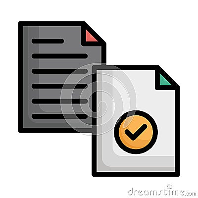 File, notes Vector icon which can easily modify Vector Illustration