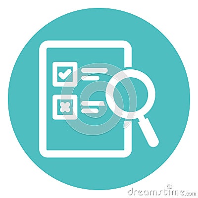 File review, list review Isolated Vector Icon that can be easily modified or edit Vector Illustration
